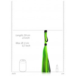 Ouch! Glow Martinet phosphorescent Glow Flog 50cm
